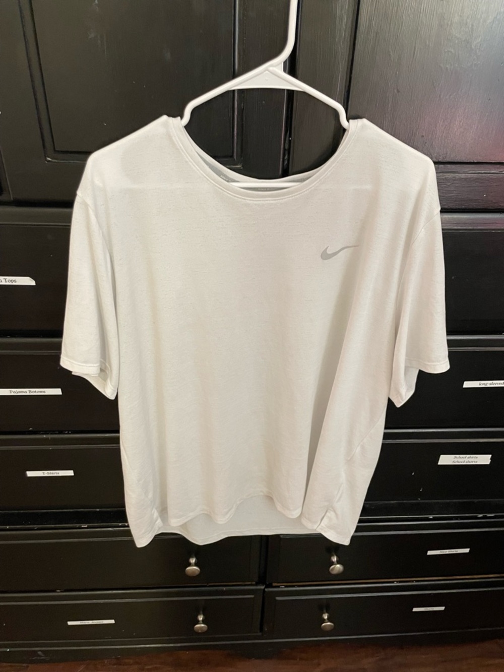 Nike White Dri-FIT Athletic Tee